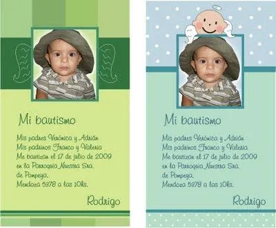 Frases para tarjetas de bautizo - Imagui