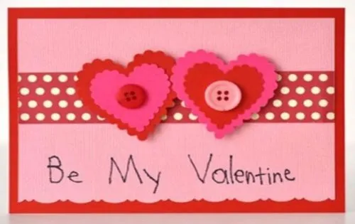 Tarjetas Caseras para San Valentin | Mi amor... Te amo !