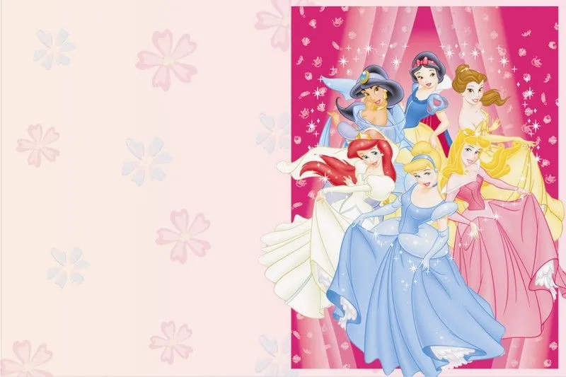 Tarjetas de cumpleaños de princesas bebés - Imagui
