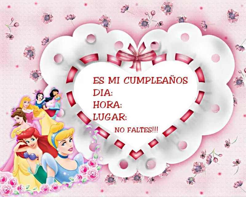 Tarjetas de cumpleaños de princesas Disney | Manualidades faciles ...