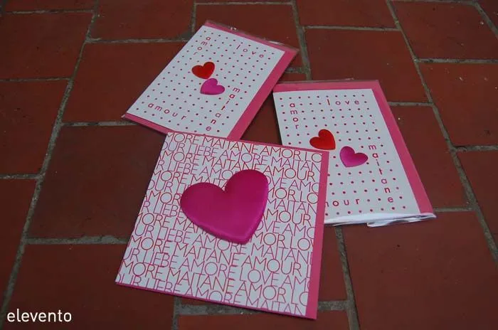 Tarjeta para enamorados hechas a mano - Imagui