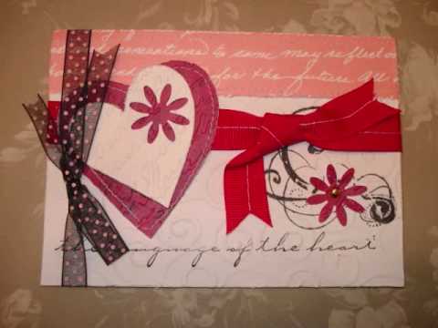 Tarjetas de San Valentín hechas a mano - Imagui
