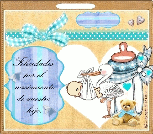 Tarjetas para imprimir felicitaciones nacimiento bebé - Imagui