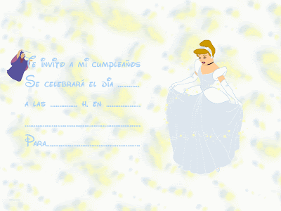 tarjetas para imprimir invitación cumpleaños princesas | Blog de ...