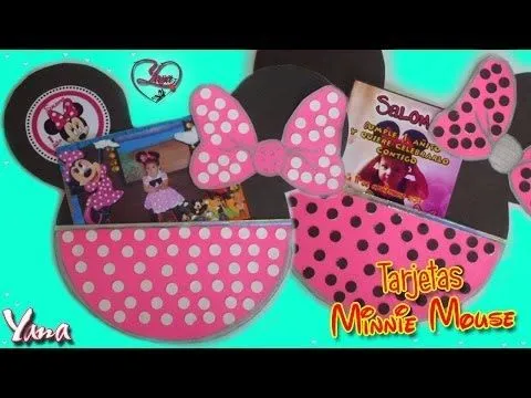 Tarjetas de Invitación Fiesta de Minnie Mouse 1 año - Yanacol ...