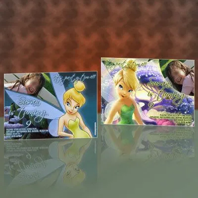 algunas de nuestras tarjetas de invitacion basadas en tinkerbell ... algunas de nuestras tarjetas de invitacion basadas en tinkerbell ...