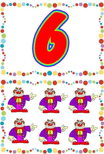 TARJETAS PARA NIÑOS CON LOS NUMEROS TARJETAS PARA NIÑOS CON LOS NUMEROS