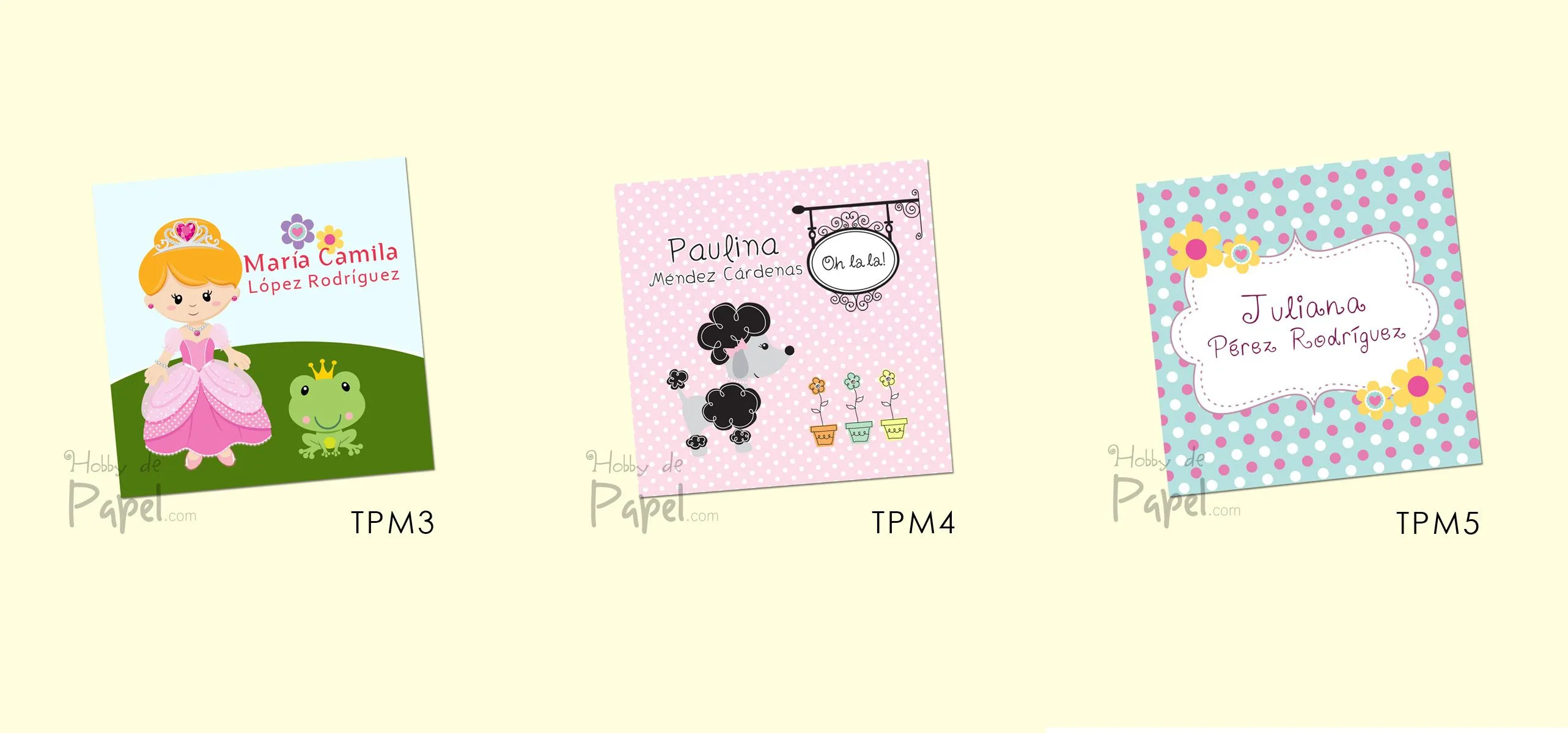 TARJETAS PERSONALES PARA NIÑOS Y JÓVENES | Hobby de Papel TARJETAS PERSONALES PARA NIÑOS Y JÓVENES | Hobby de Papel