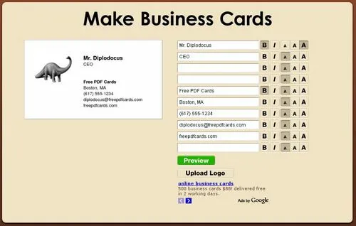  tarjetas de presentación gratis | Software, utilidades, temas para ...
