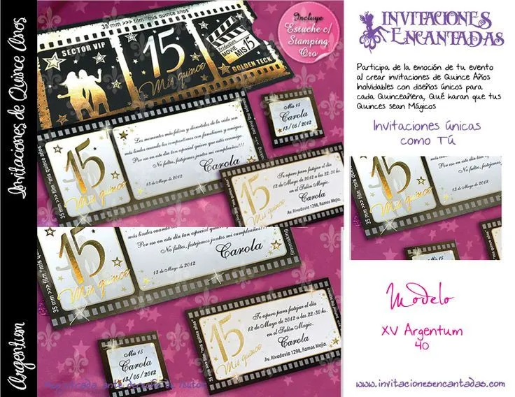 Invitaciones XV on Pinterest | Ticket, Bodas and Fiestas