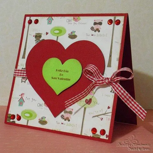 Manualidades de cartas para San Valentín - Imagui