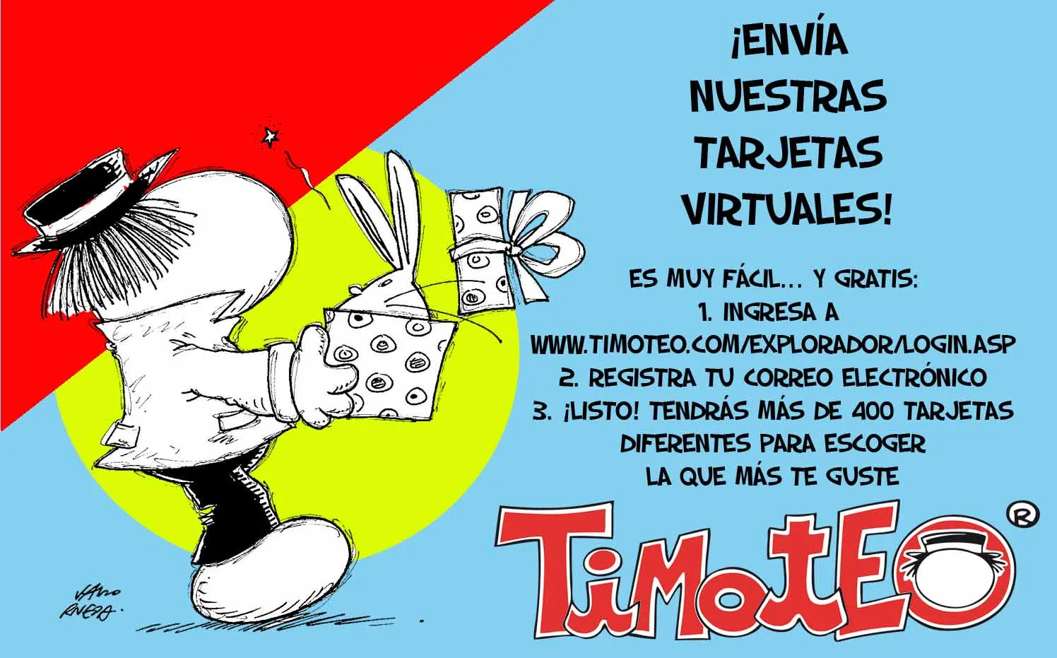 TARJETAS VIRTUALES GRATIS TIMOTEO | TIMOTEO