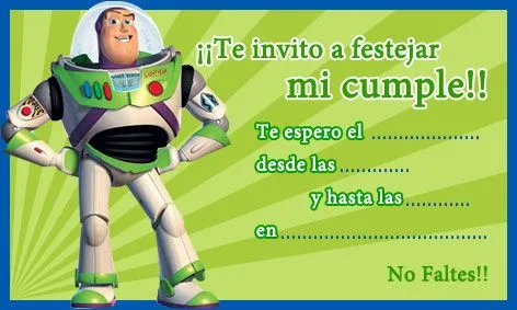 Todo Tarjeteria: Invitaciones de Cumpleaños Toy Story - Todo ...