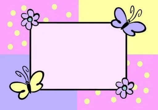 Tarjetas para baby shower de niña flores y mariposas - Imagui