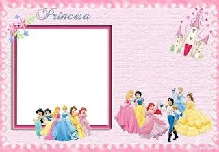 Todo Tarjeteria: Princesas Disney: Marcos para Fotos- Todo Tarjeteria