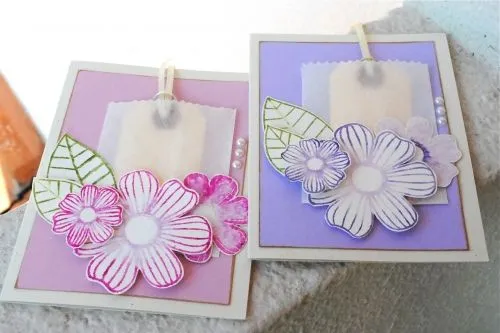 Diez diseños originales para realizar tarjetas de flores secas en ...