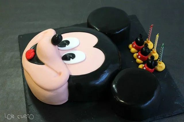 Pasteles fondant de Mickey Mouse - Imagui