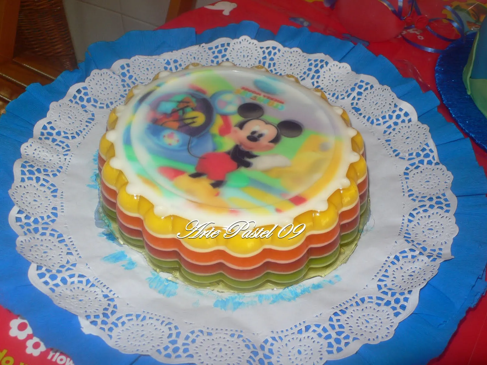 tarta gelatina de colores pocoyo tarta gelatina colres didlina arte ...