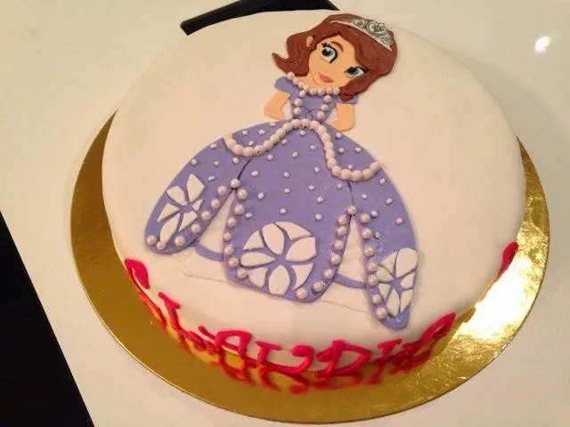 Tarta princesa Sofía | Galletas, tartas, cake-pops, fondant y todo ...