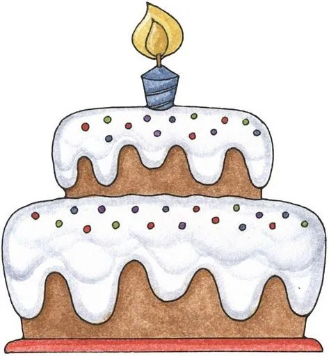 Dibujo pastel cumpleaños niños - Imagui