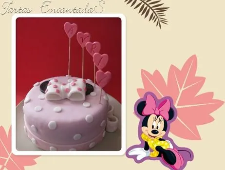 Tartas EncantadaS: Tarta Set Minnie Mouse