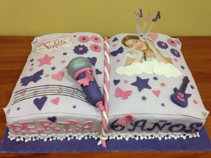 Violetta Party on Pinterest | Music Cakes, Torte and Disney Cupcakes