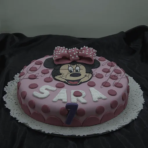 Las tartas de Yoya: Tarta Minnie para la pequeña Sara