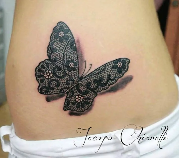 Tatoo mariposa 3d | Tatuajes | Pinterest