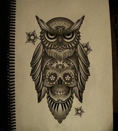 buhos on Pinterest | Owl Tattoos, Owl and Cute Owl Tattoo