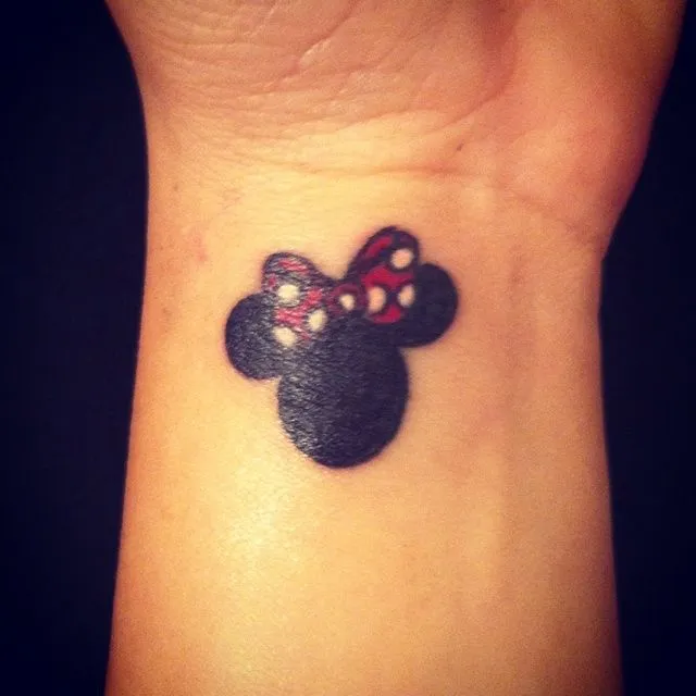 Tattoo #3 Minnie Mouse on my wrist :) | Need more ink! | Pinterest