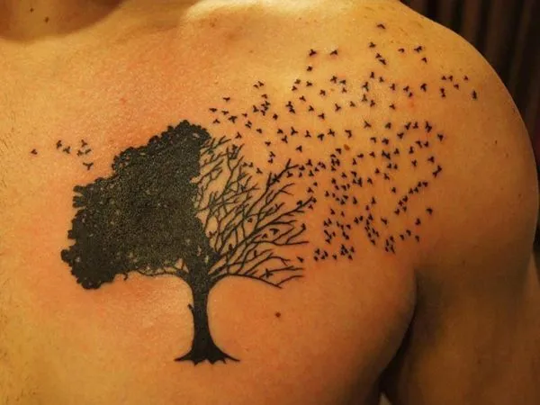3 estilos de tatuajes de árboles