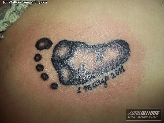 Tattoo de huellas de bebés - Imagui