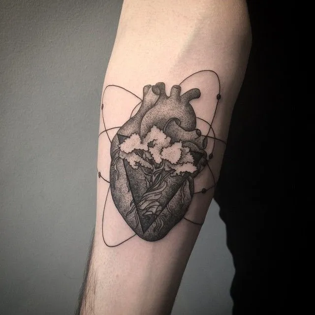 Tattoo "Anatomic" Heart/Corazón "Anatómico" | Tatuajes | Pinterest ...