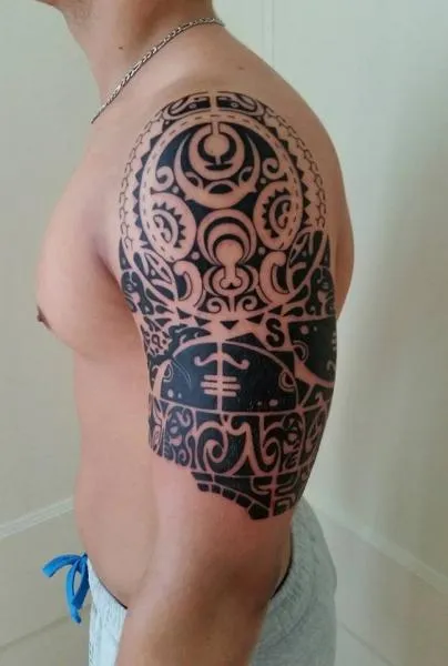 tattoo-shoulder-arm-tribal- ...