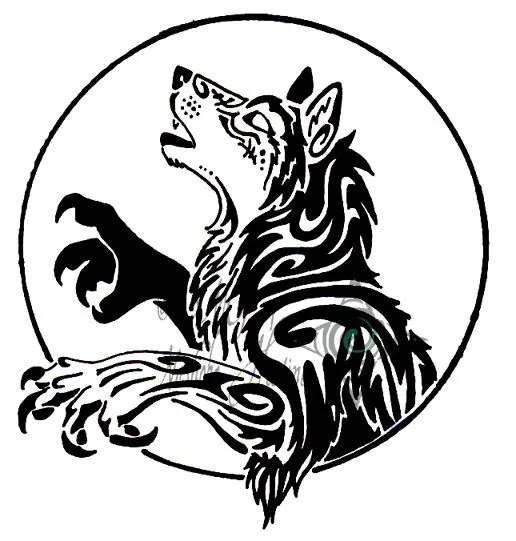 Tattoo tribal lobo - Imagui