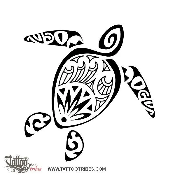 Tatuaggio di Tartaruga stilizzata, Eternità, mare tattoo - royalty ...