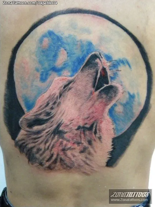 Tatuajes de lobos y lunas - Imagui