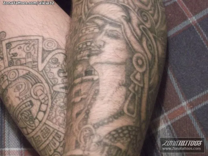 Tatuaje de alicia32 - Prehispánicos Mayas Aztecas