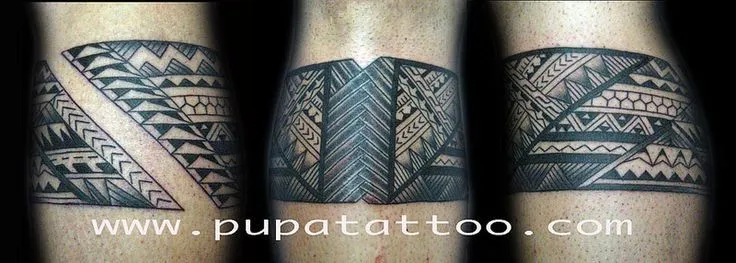 Tatuaje brazalete samoano, Pupa Tattoo, Granada | Polinesian ...