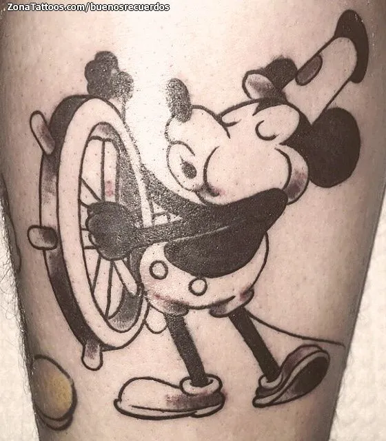 Tatuaje de BuenosRecuerdos - Mickey Mouse Disney Timones