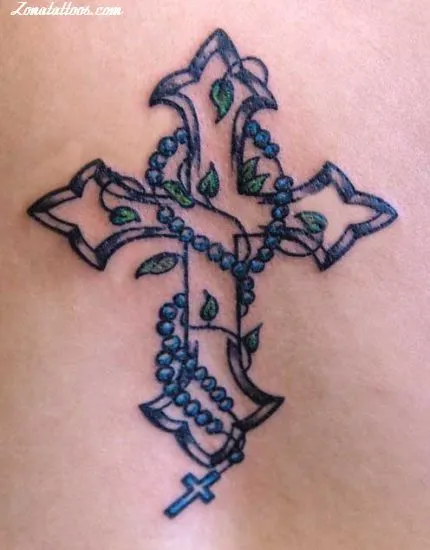 Tatuaje de elcoque - Cruces Rosarios Religiosos