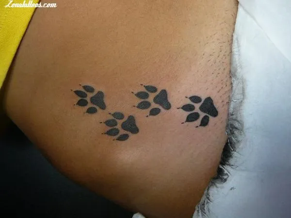 Tatuaje de huellitas - Imagui