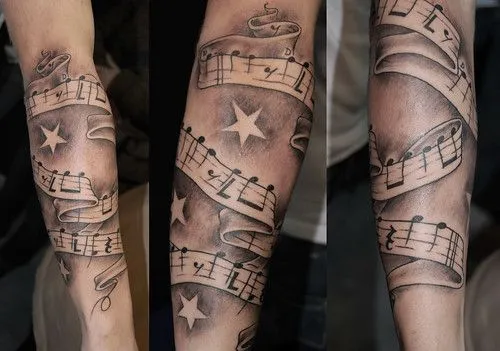 tatuaje pentagrama musical | Flickr - Photo Sharing!