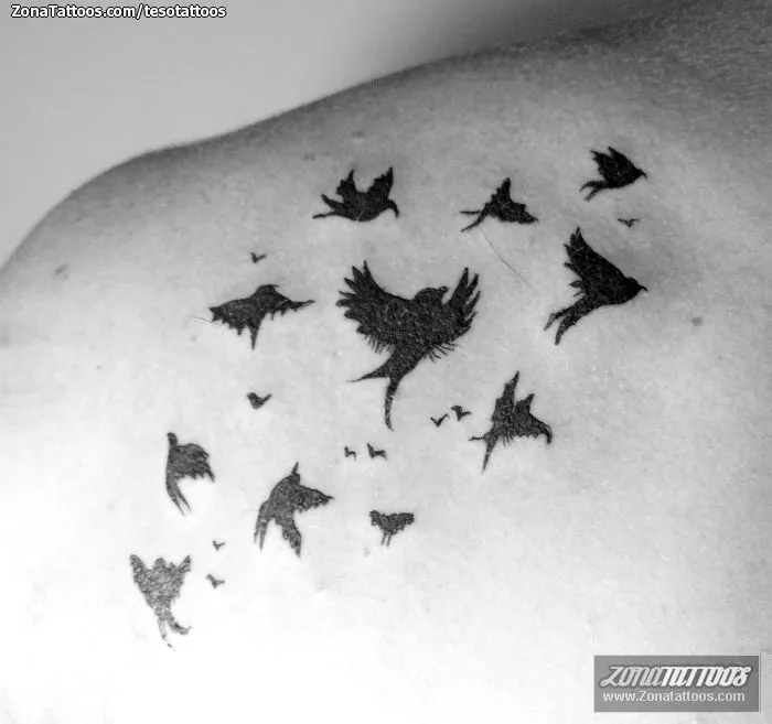 Tatuaje de tesotattoos - Aves Animales