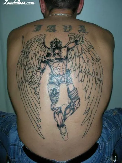 Tatuaje de ztattoo - Ángeles Guerreros