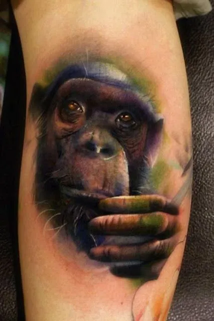 Tatuajes de Animales : Tatuaje mono | tatuajes | Pinterest