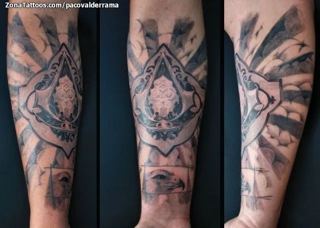 Tatuaje de PacoValderrama - Antebrazo Videojuegos