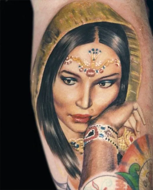 Tatuajes con Caras o Rostros de Mujer | Tatuajes y Tattoos