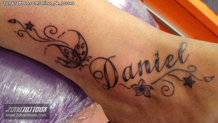 Tatuajes y diseños del nombre Daniel