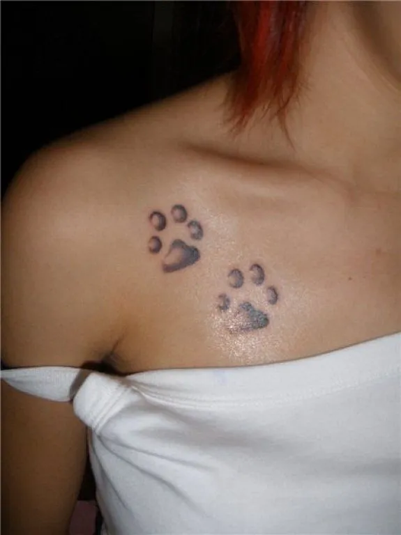 Tatuaje de huella de gato - Imagui